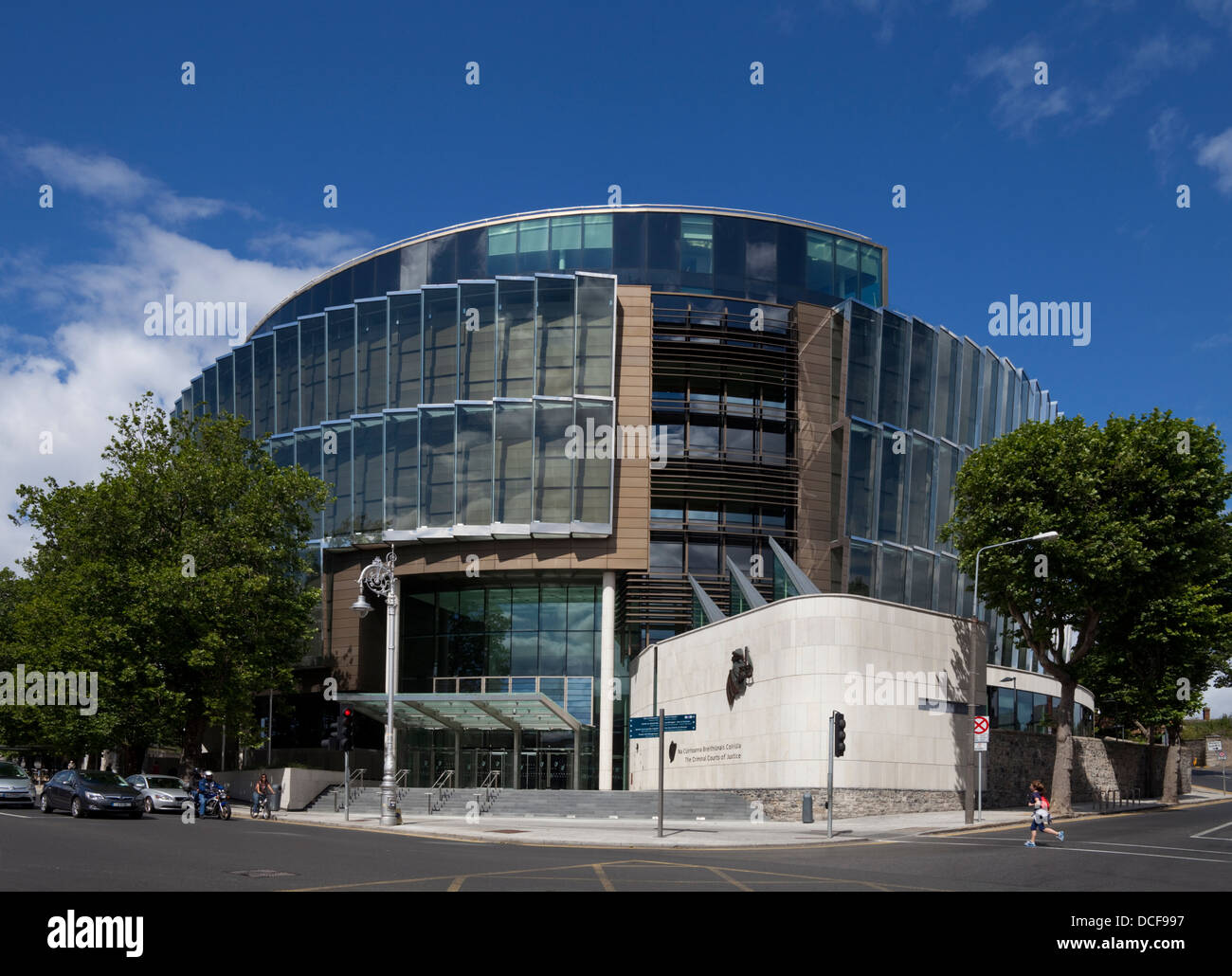 Criminal Courts of Justice, das wichtigste Gericht Parkgate Street, in der Nähe von Phoenix Park, Dublin City, Irland Stockfoto