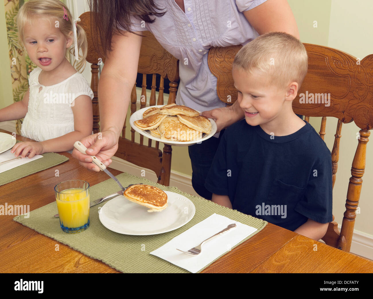 Frühstück Essen Stockfoto