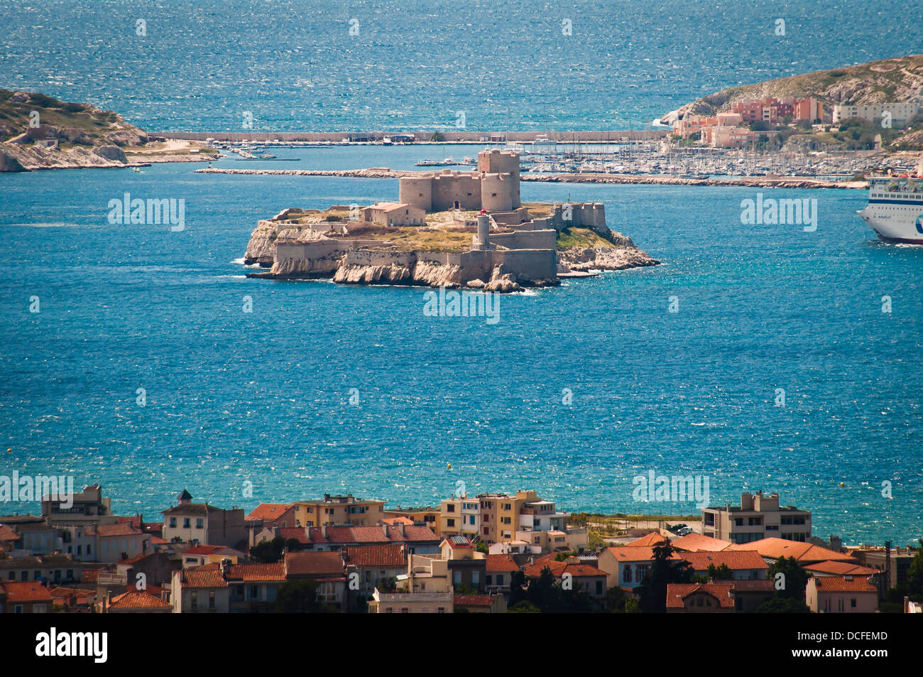 If-Castle und Frioul-inseln, Marseille, Frankreich Stockfoto