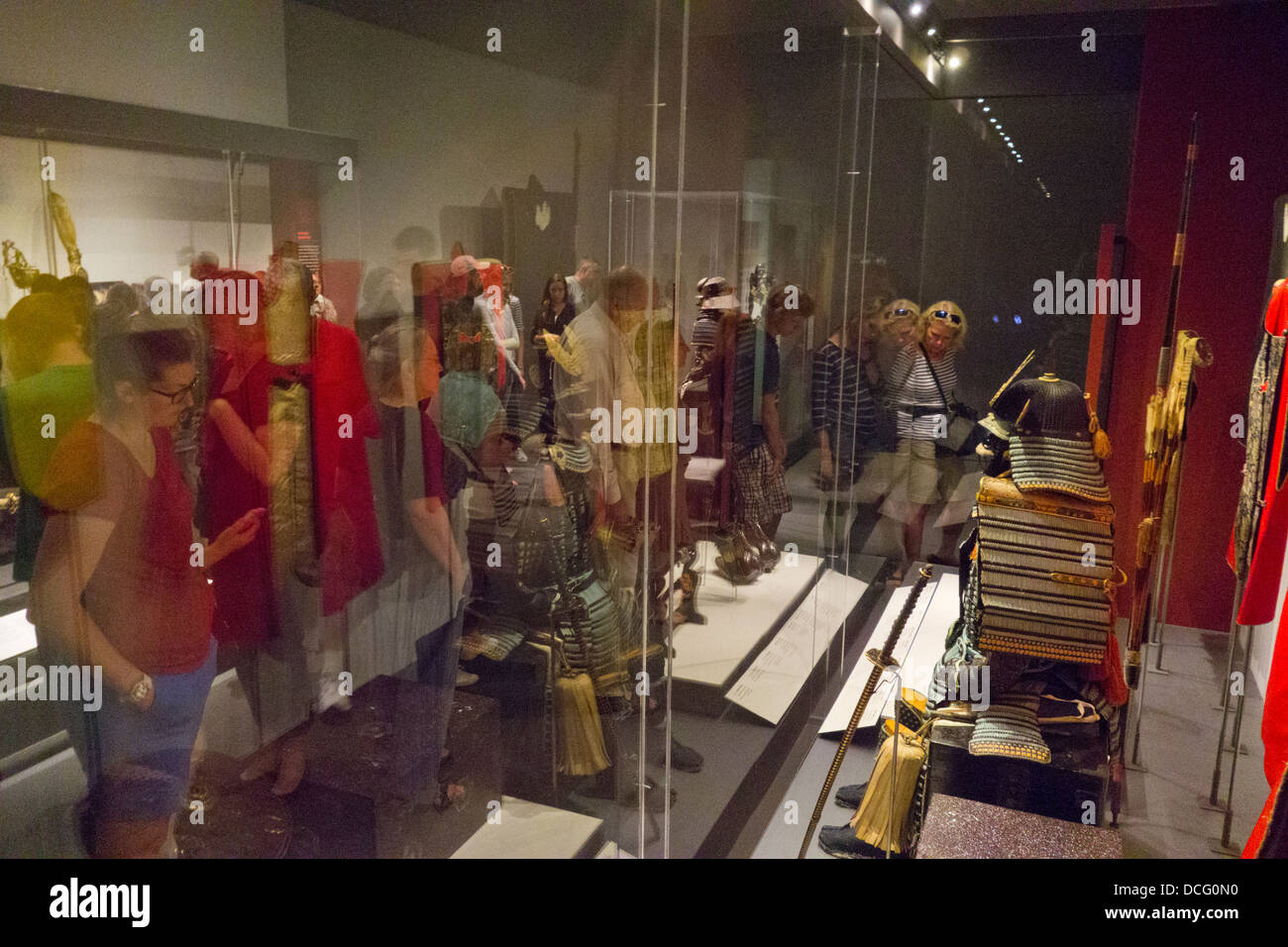 Samurai Ausstellung am Museum der bildenden Künste Boston MA Stockfoto