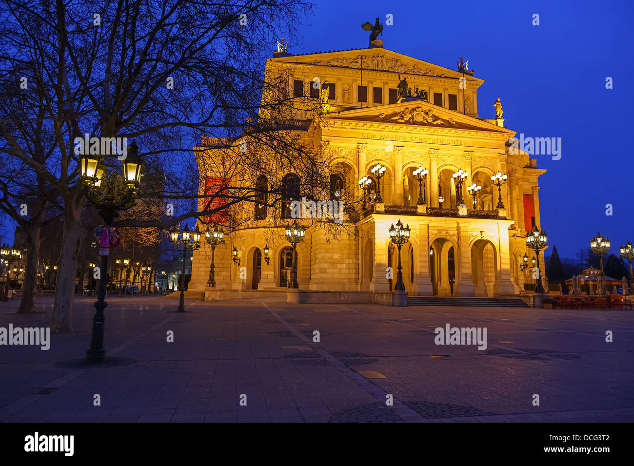 Alten Oper in Frankfurt Stockfoto
