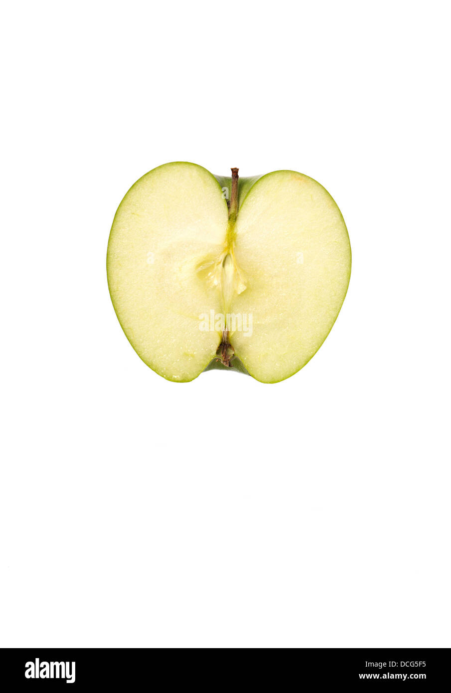geteilten Apfel Stockfoto