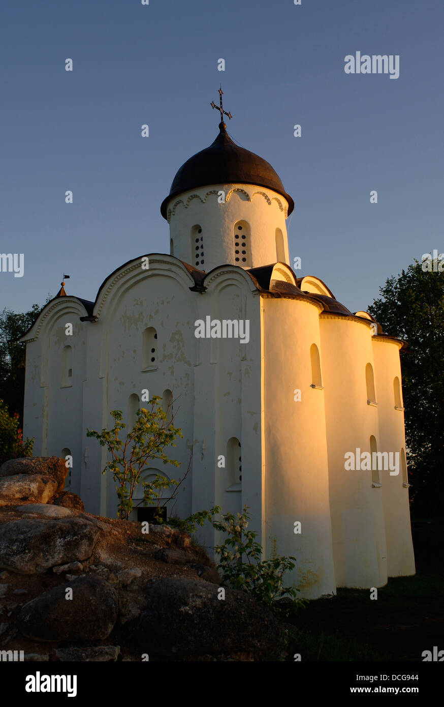 Kirche. Alt Ladoga. Stockfoto
