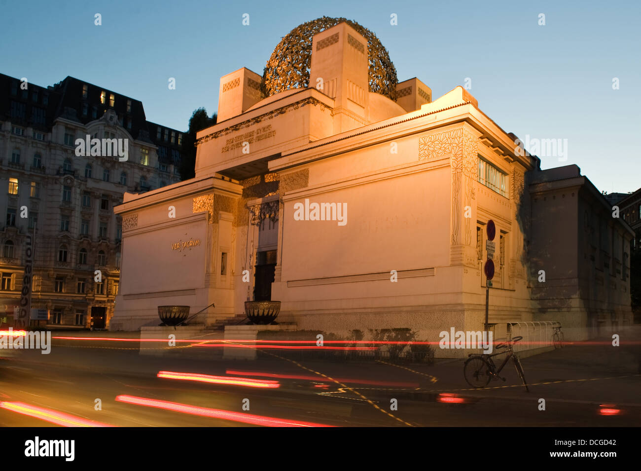 Gebäude der Secession, eine Ausstellungshalle für zeitgenössische Kunst, Wien, Österreich Stockfoto