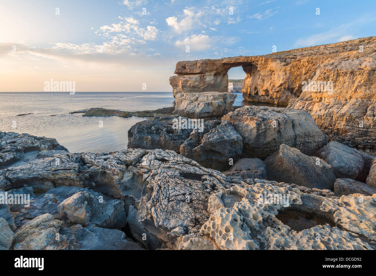 Azure Window Malta Stockfoto