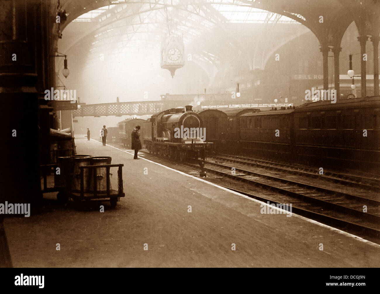 London Liverpool Street Station wahrscheinlich der 1920er Jahre Stockfoto