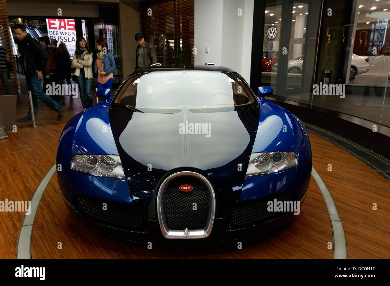 Der Mittelmotor-grand Touring Car Bugatti Veyron 16.4 Stockfoto