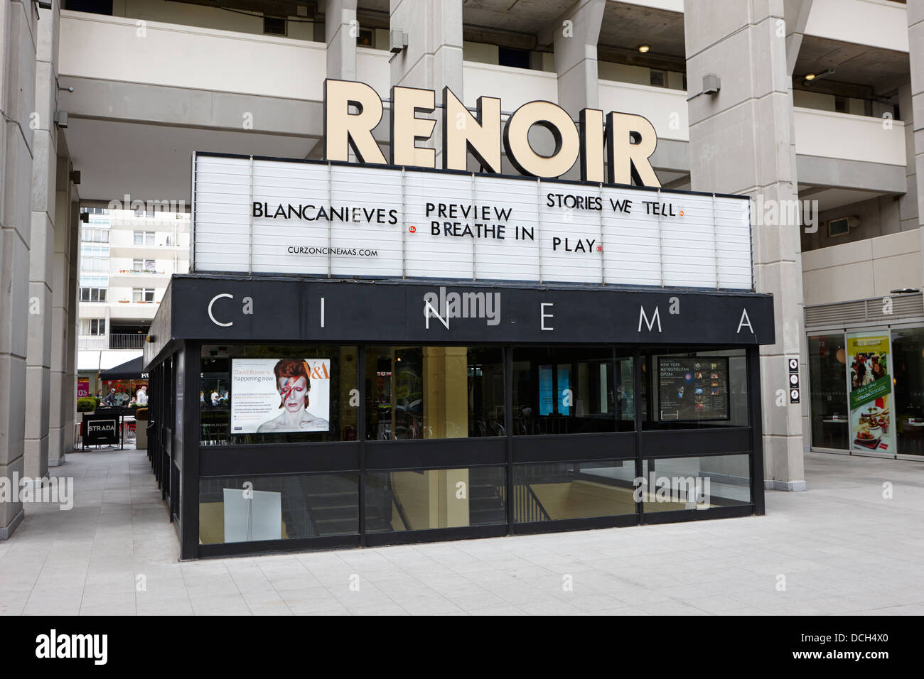 Das renoir-Kino das brunswick Center London England UK ist jetzt das curzon bloomsbury Stockfoto