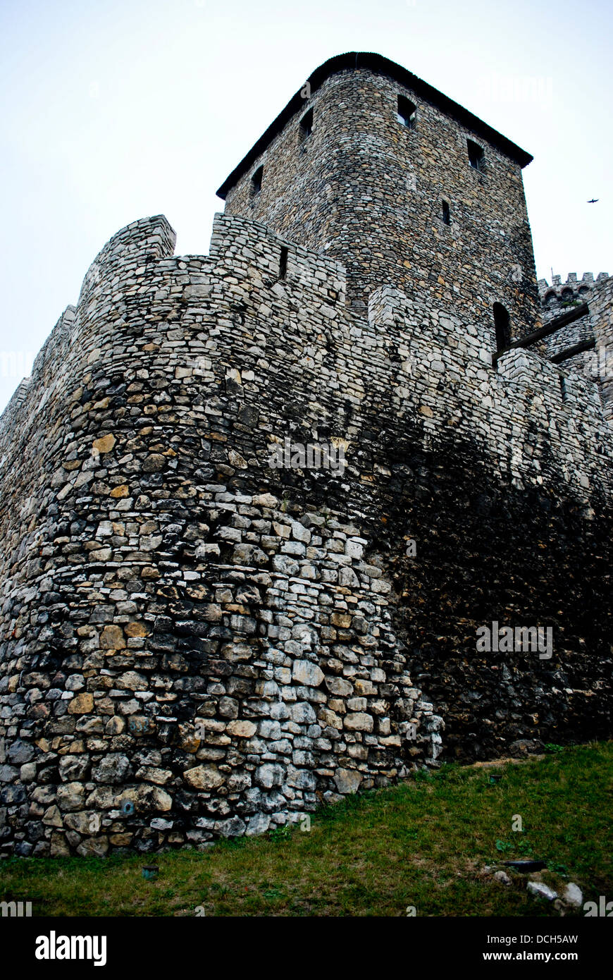 Alte, historische, mittelalterliche Burg in Bedzin, Polen. Stockfoto
