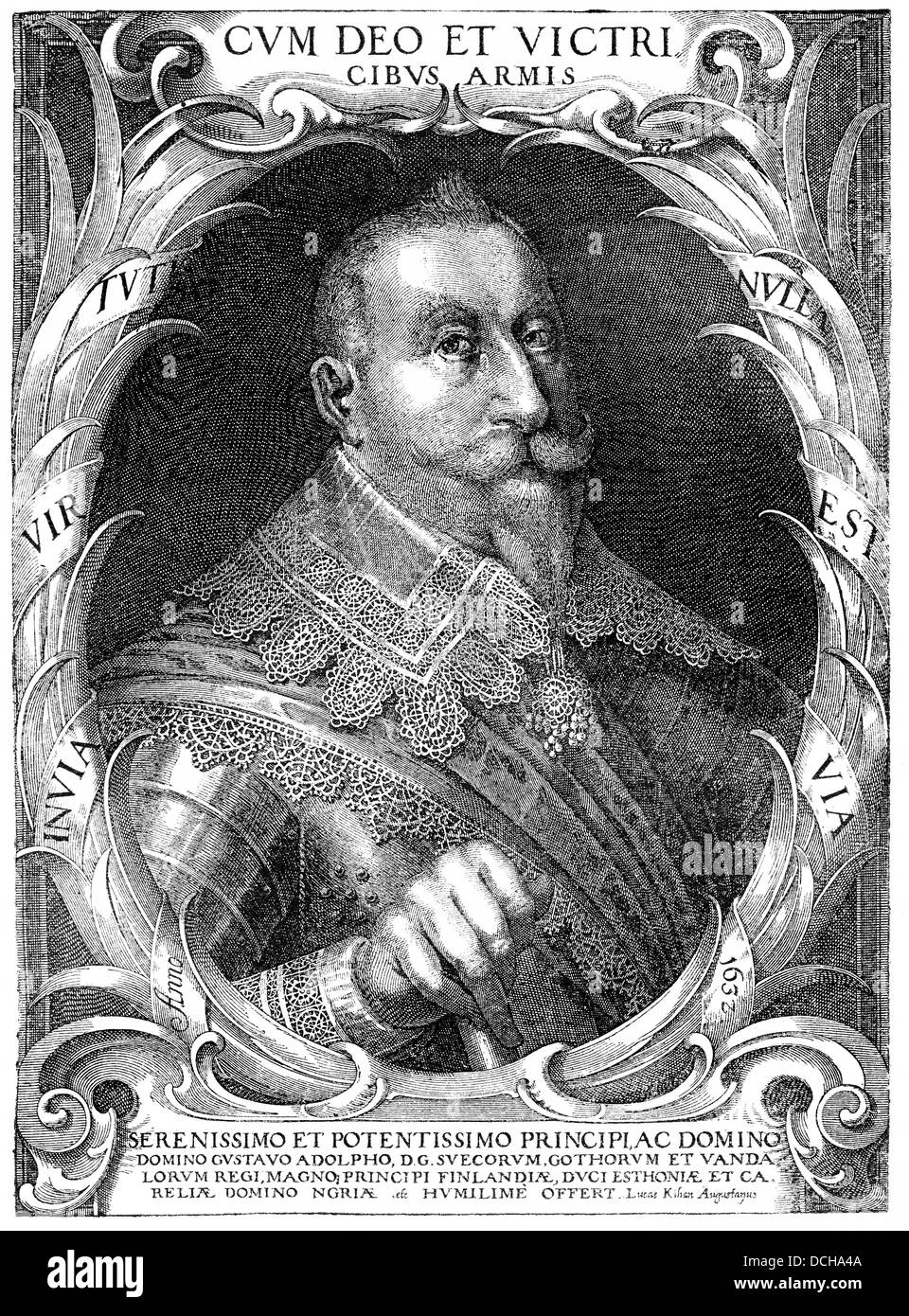 Gustav II. Adolf, König von Schweden von der Herrscherfamilie von Vasa 1594-1632, Stockfoto