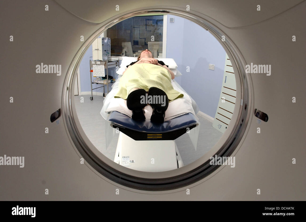 Derriford Krankenhaus Plymouth Ct-Scan. Stockfoto