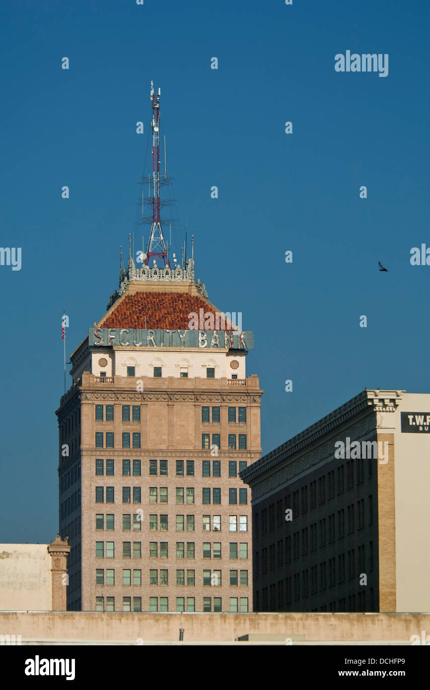 Die Innenstadt von Fresno, Kalifornien Stockfoto