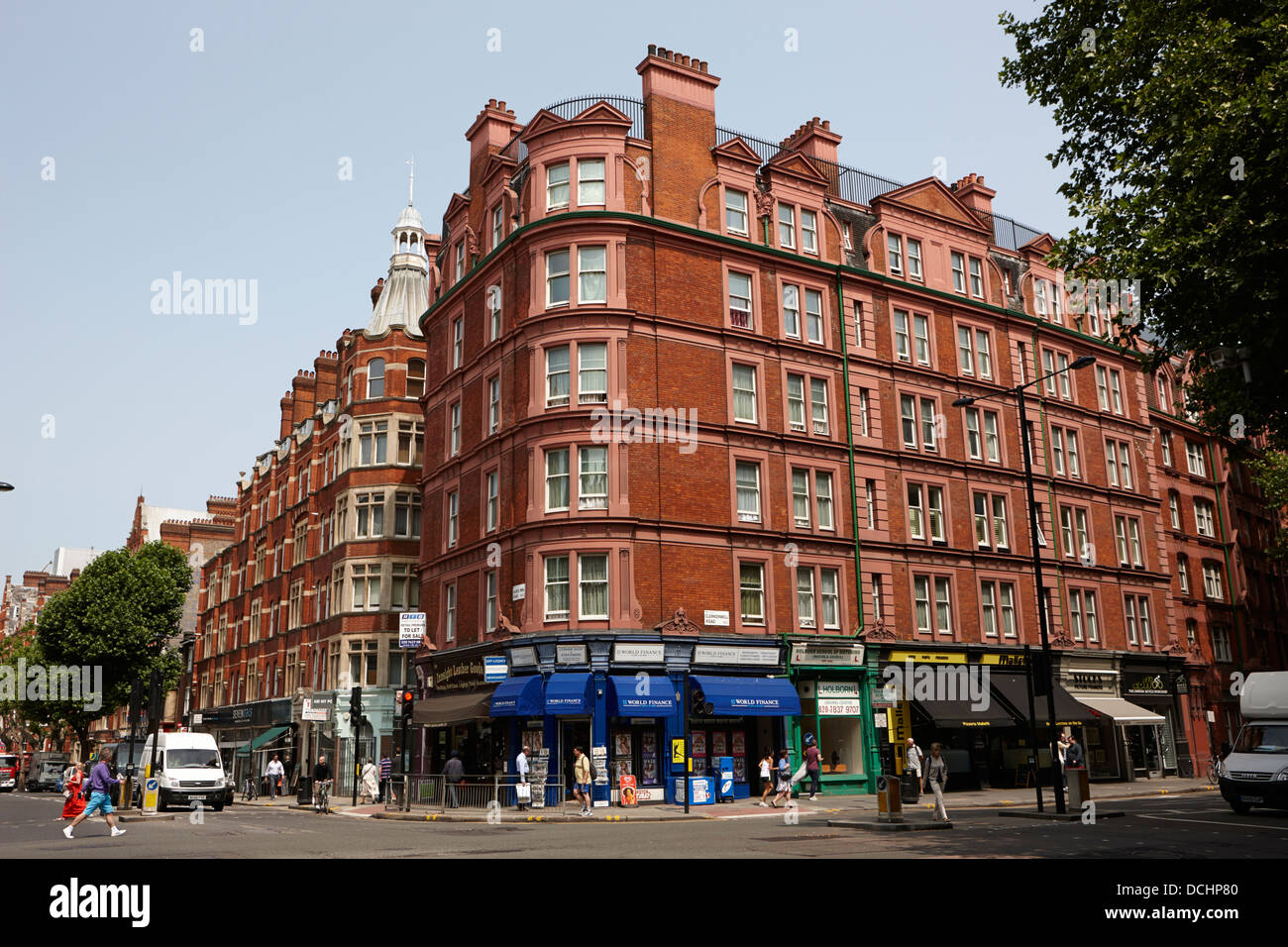 Kreuzung von Clerkenwell und Grays Inn Road London England UK Stockfoto