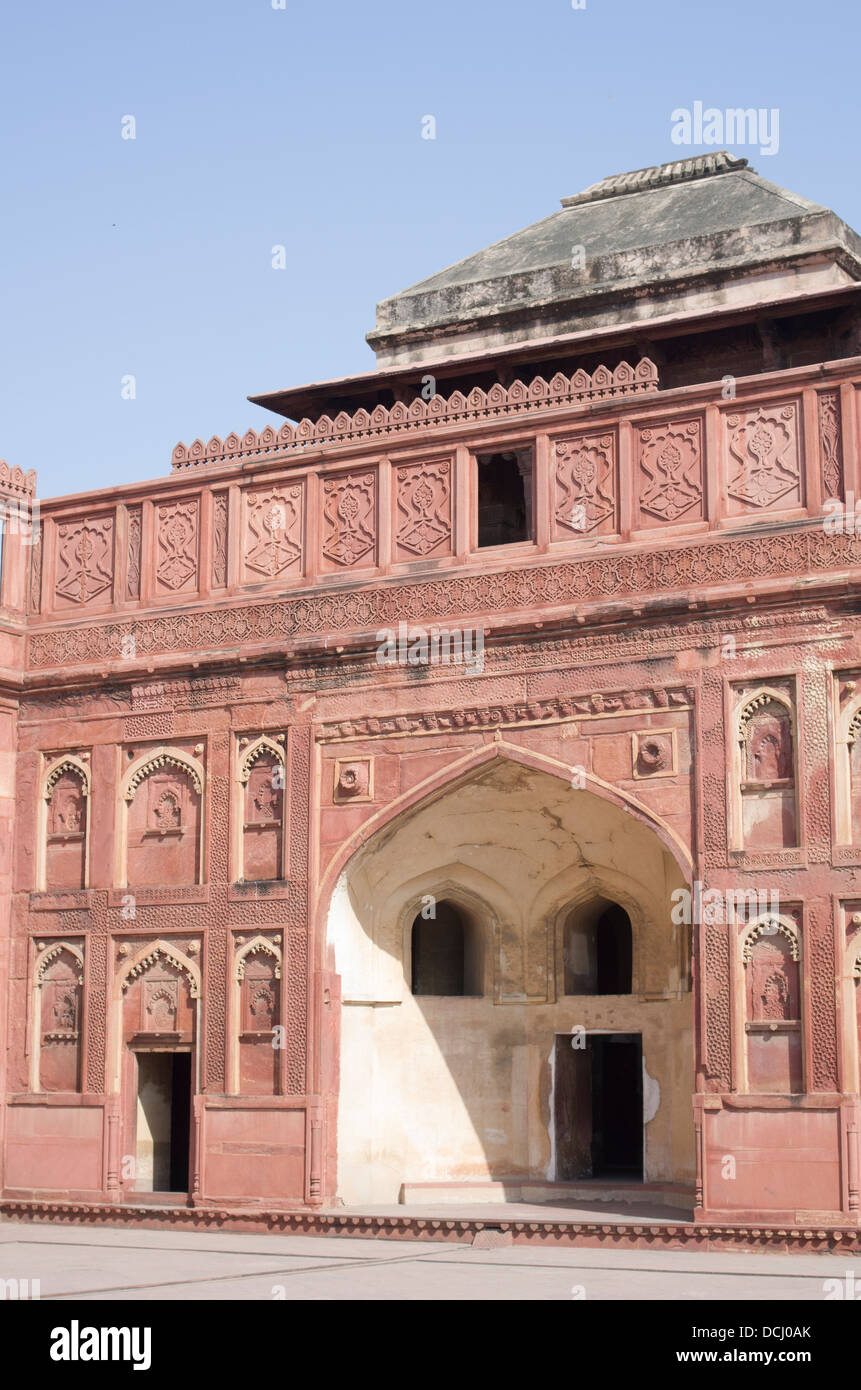 Agra Fort / Rotes Fort in Agra, Indien ein UNESCO-Weltkulturerbe Stockfoto