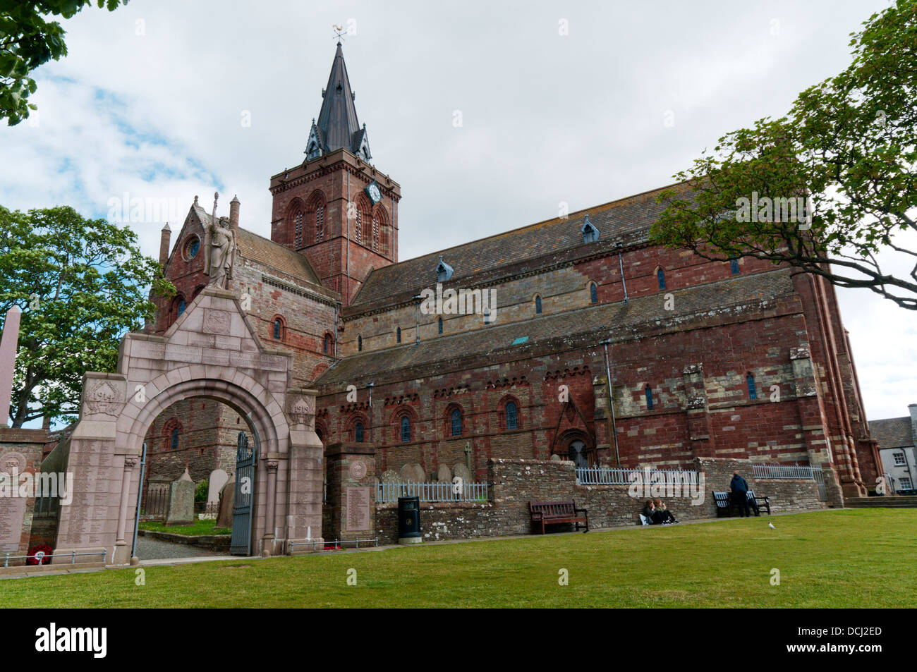 St. Magnus Kathedrale, Kirkwall, Orkney Stockfoto