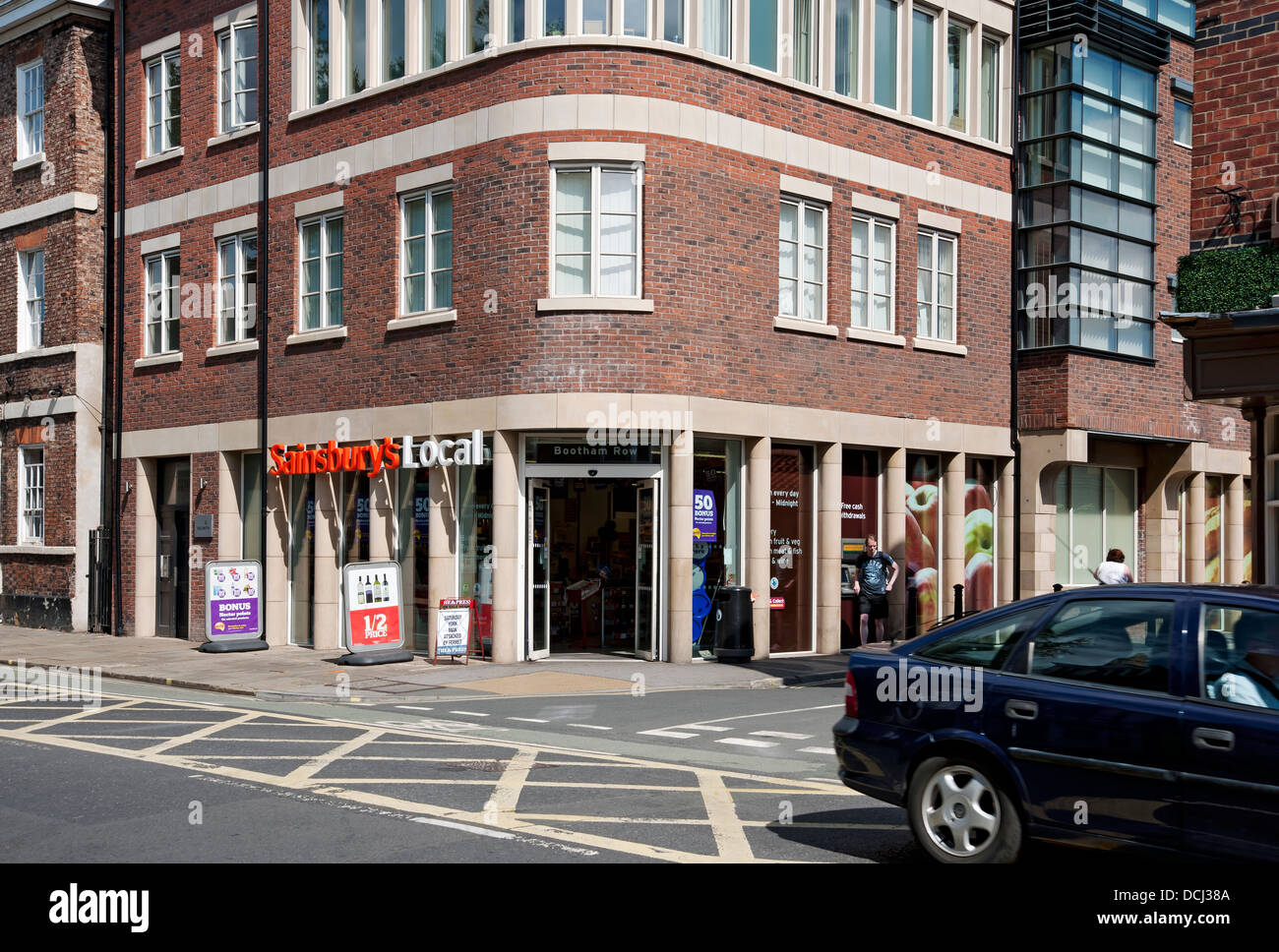 Sainsbury's Sainsbury lokaler Supermarkt, Außenansicht York North Yorkshire England UK Großbritannien Großbritannien Stockfoto