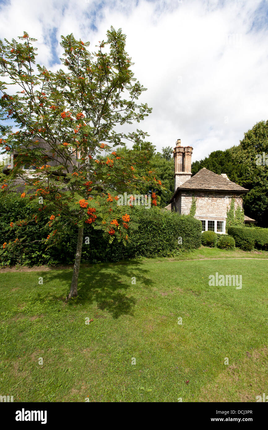 Sweetbriar Cottage, Blaise Hamlet, Henbury, Bristol, England, Vereinigtes Königreich. Stockfoto