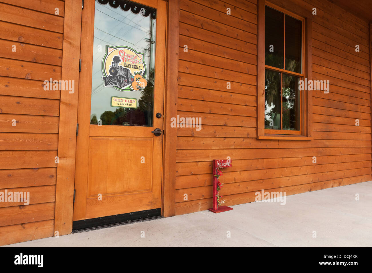 Tavares Railroad Depot Tavares, Florida USA Stockfoto