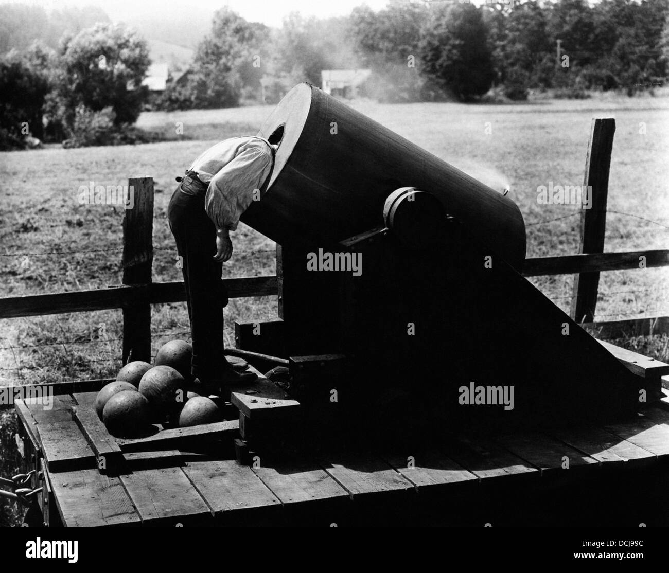 DER GENERAL - Buster Keaton Produktionen 1927 Stockfoto