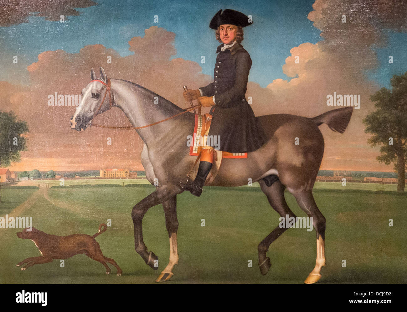 18. Jahrhundert - Pferd FUNKENSCHUTZGITTER - Thomas Moore (1755) - Metropolitan Museum of Art - NewYork Stockfoto