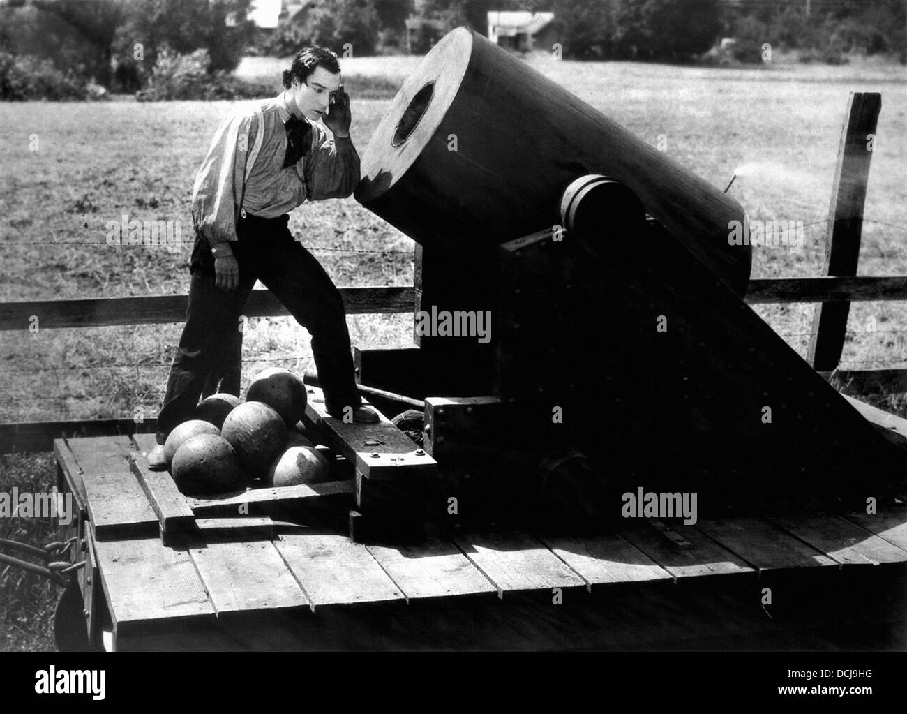 DER GENERAL - Buster Keaton Produktionen 1927 Stockfoto
