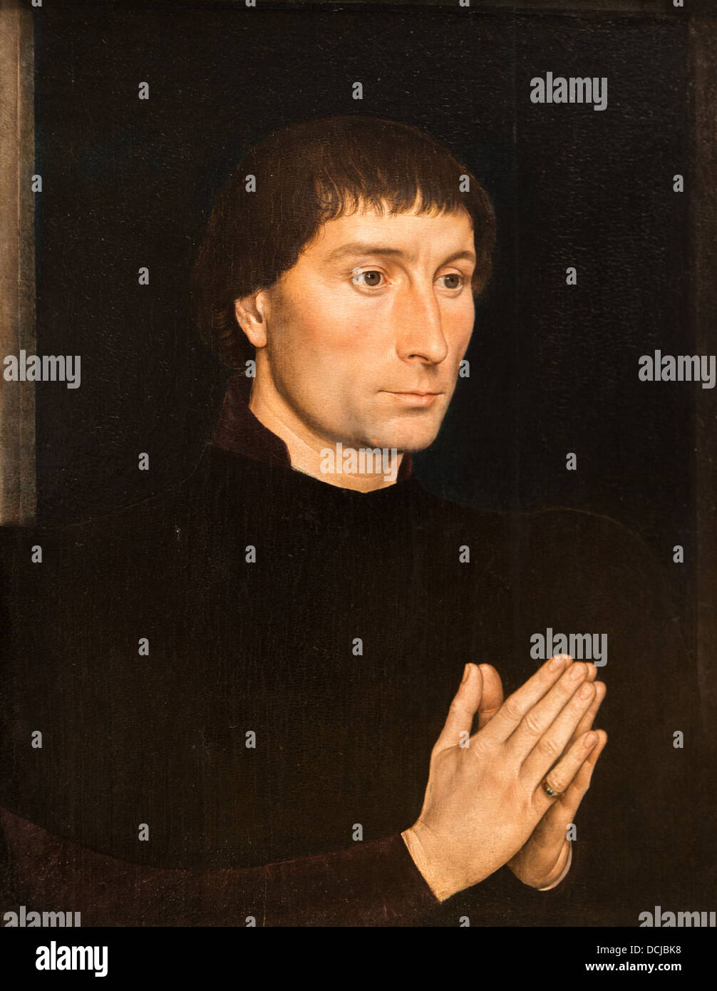 15. Jahrhundert - Tommaso di Folco Portinari, 1470 - Hans Memling Philippe Sauvan-Magnet / aktives Museum Öl auf Holz Stockfoto