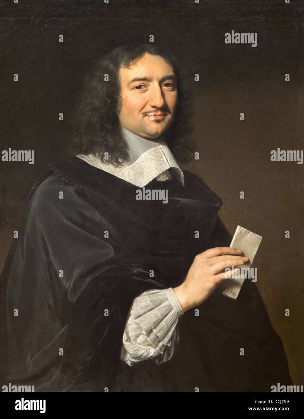 17. Jahrhundert - Jean Baptiste Colbert, 1655 - Philippe de Champaigne Philippe Sauvan-Magnet / aktive Museum Stockfoto
