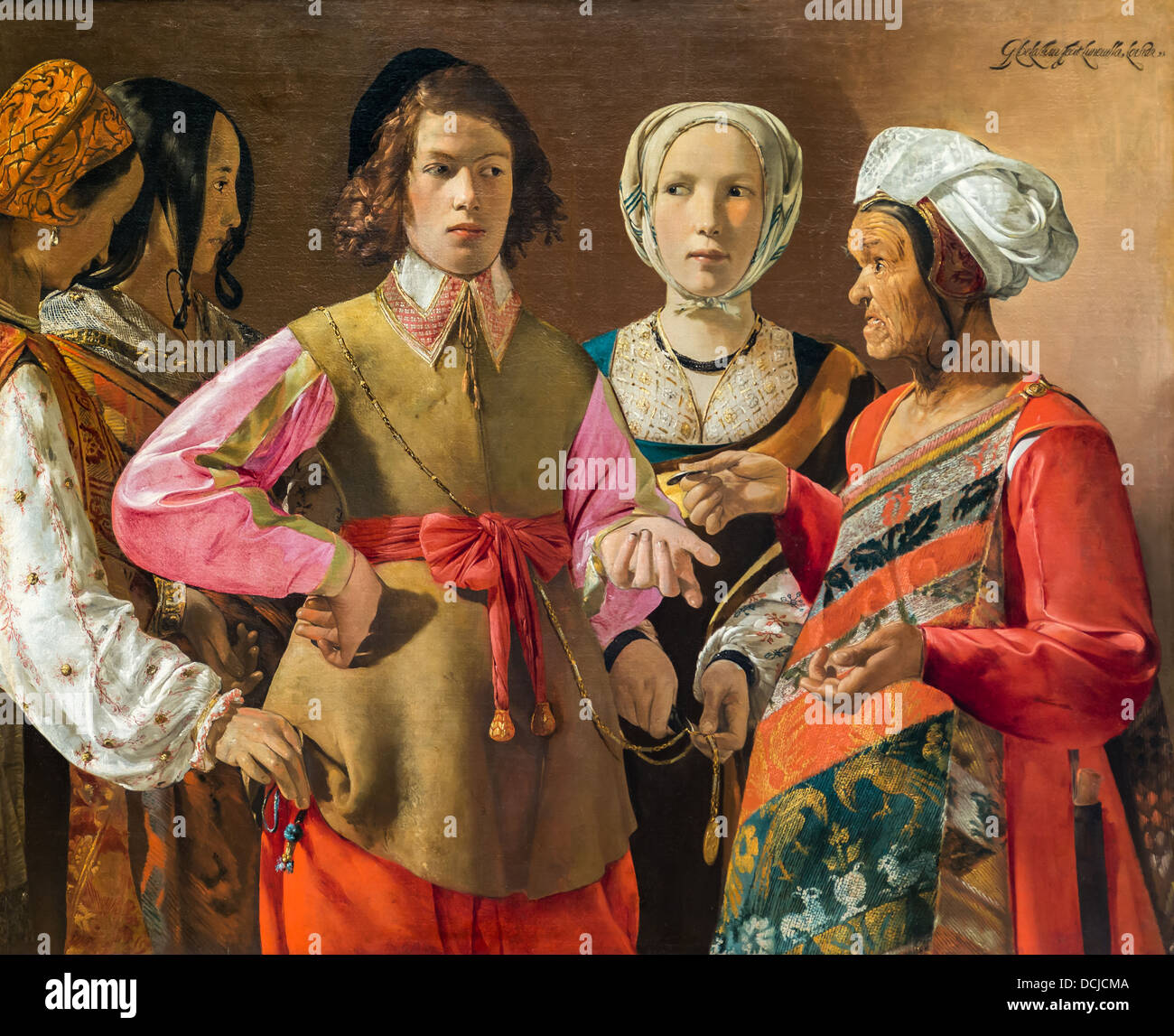 17. Jahrhundert - die Wahrsagerin, 1630 - Georges De La Tour Philippe Sauvan-Magnet / aktive Museum Stockfoto