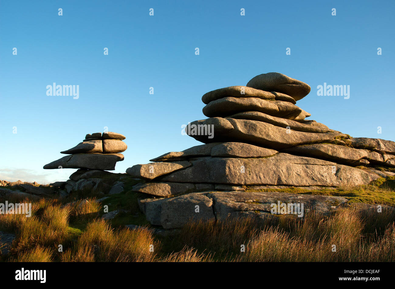 Stowes Hill in der Nähe von Schergen auf Bodmin Moor, Cornwall, UK Stockfoto