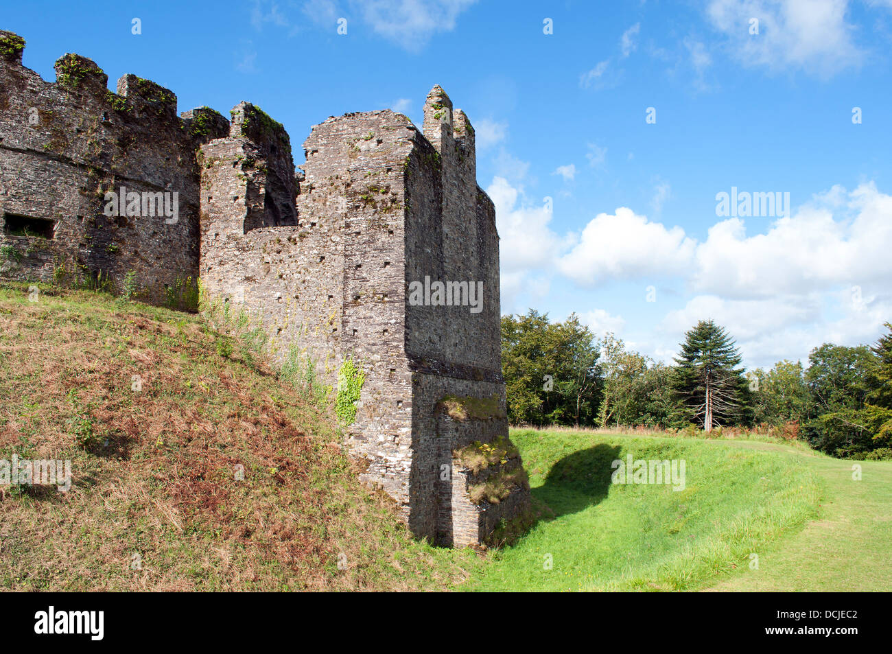 Restormel Castle in der Nähe von Lostwithiel in Cornwall, Großbritannien Stockfoto