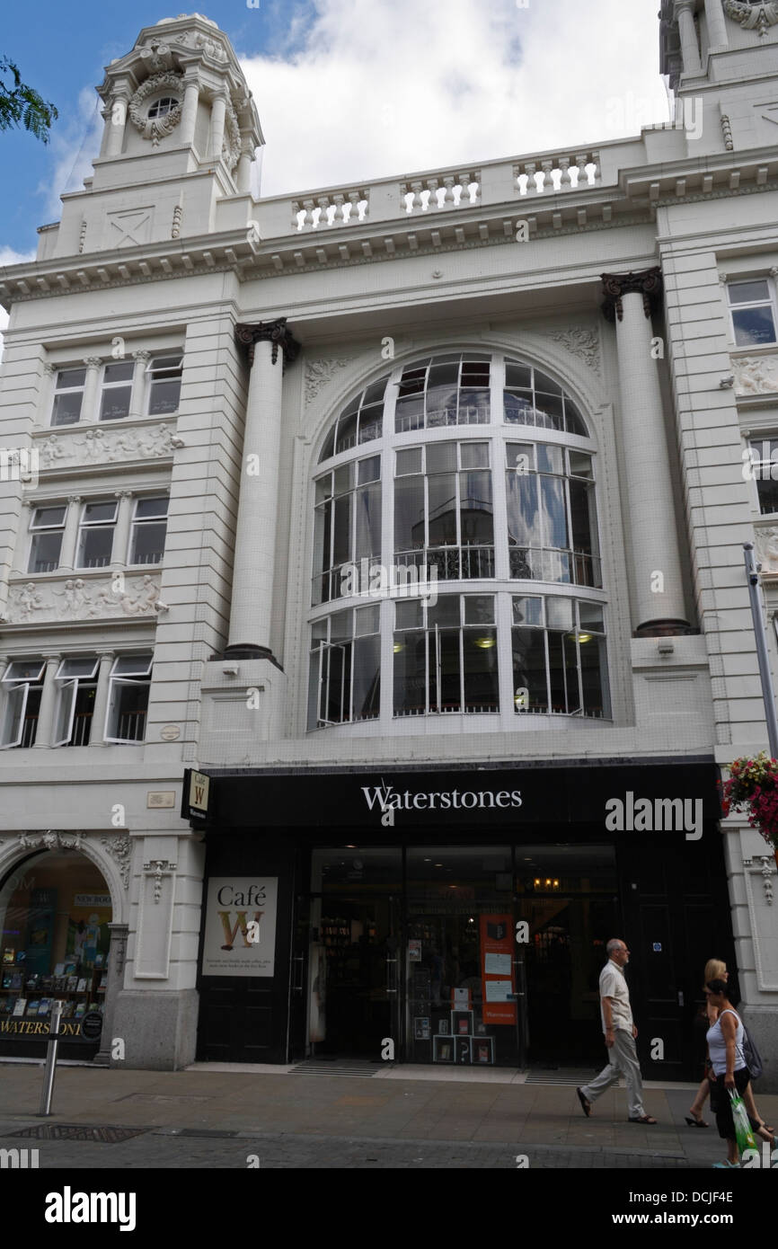 Waterstones Buchhändler Shop in Swansea, Wales, Großbritannien Stockfoto