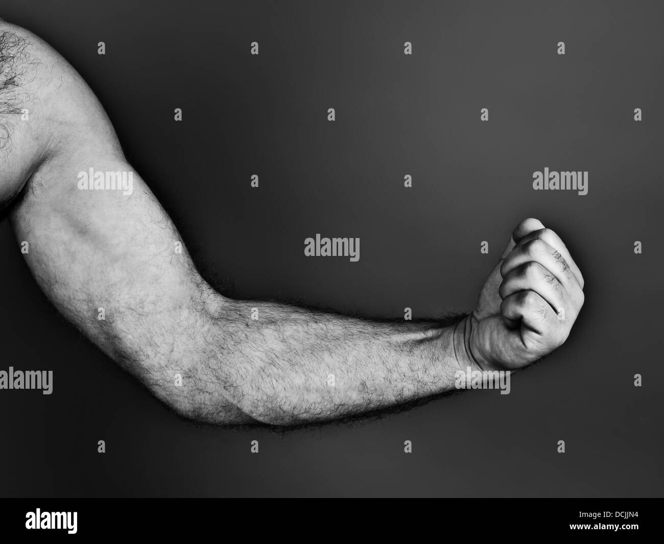 Mann Faust Stockfoto