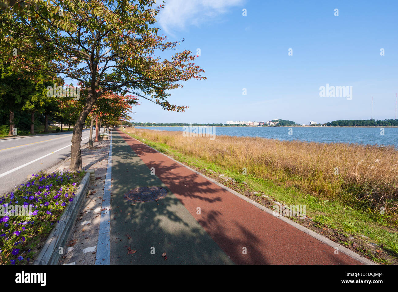 Gyongpo See in Gangneung, Gangwon-Do, Südkorea Stockfoto