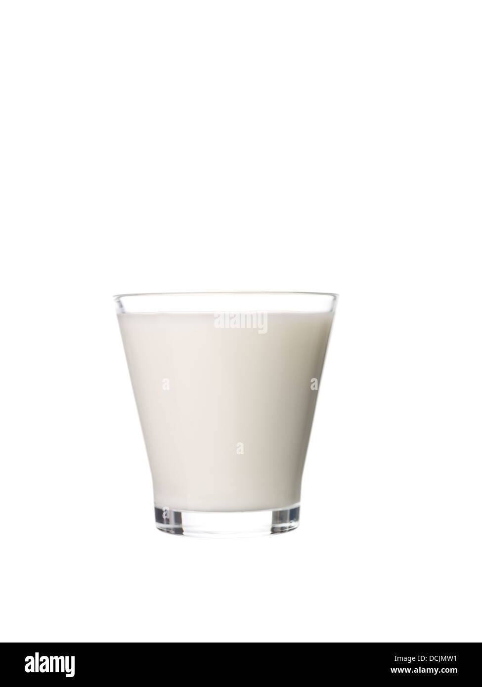 Glas Milch Stockfoto