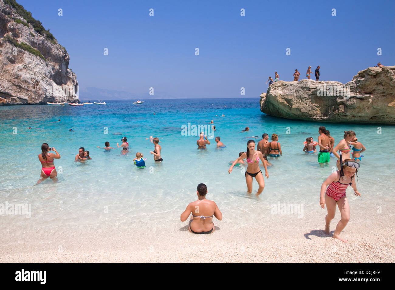 Strand, Golfo di Orosei, Sardinien, Italien Stockfoto