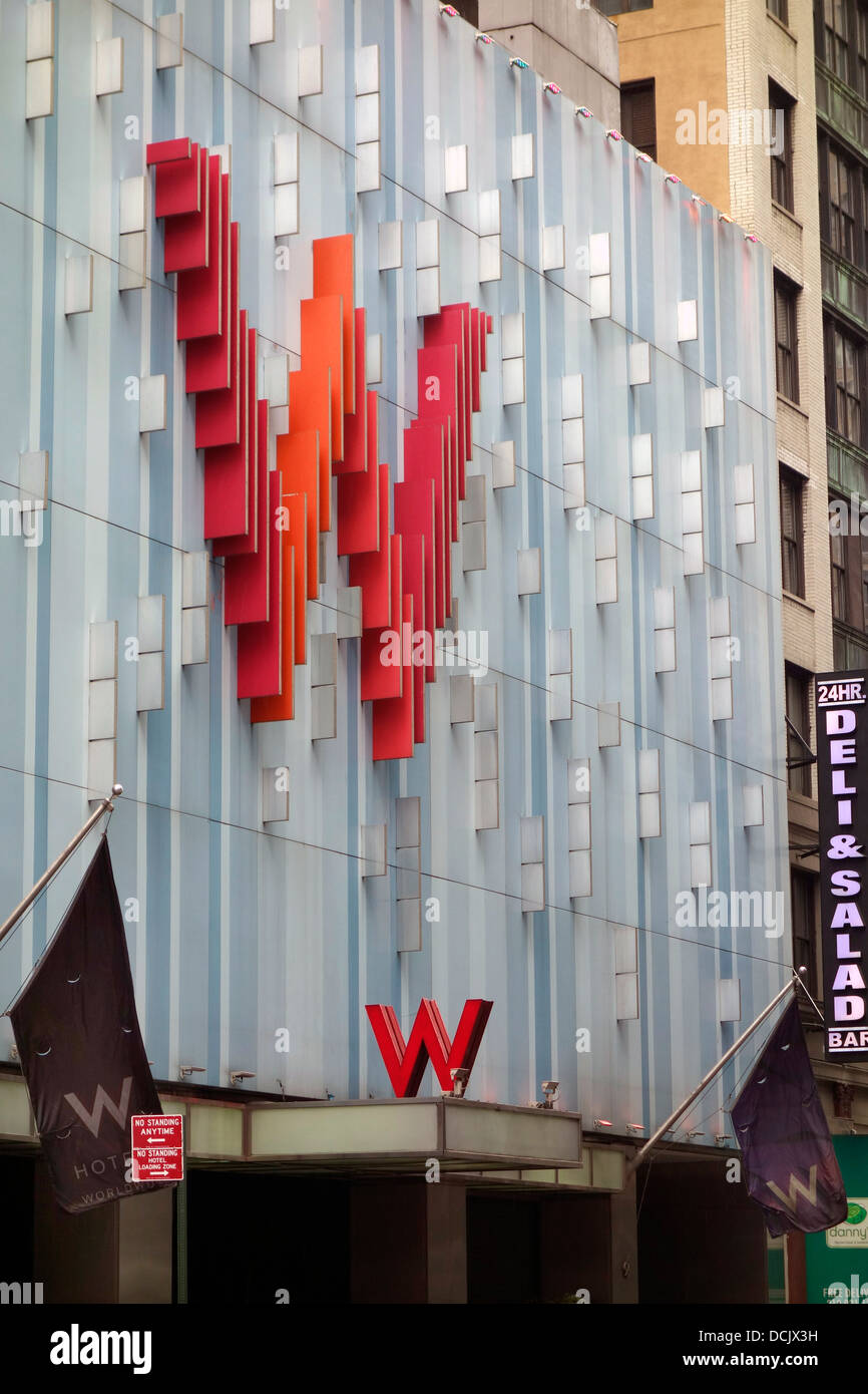 W Hotel Times Square New York City Stockfoto