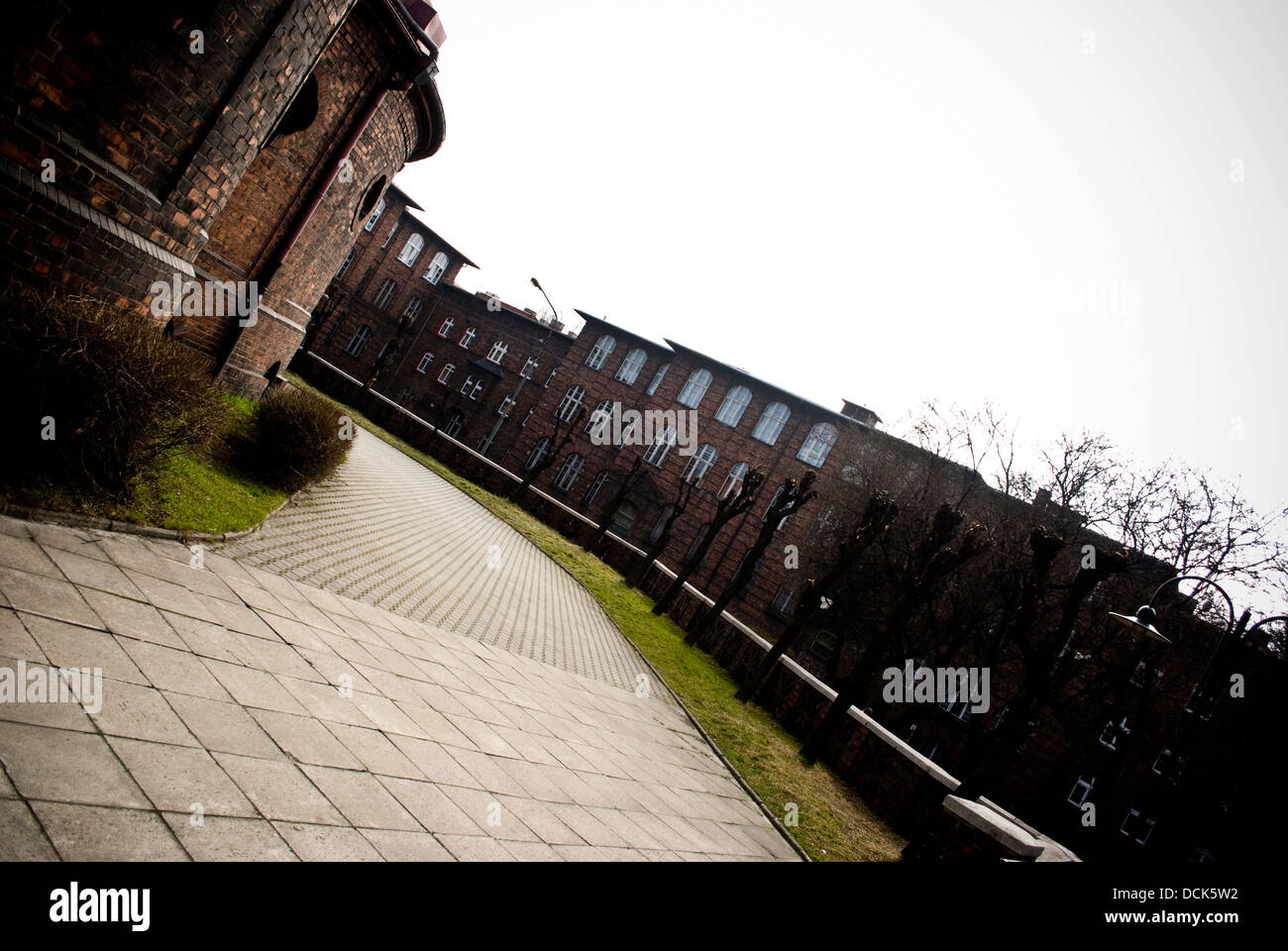 Nikiszowiec, historische Kohle-Bergbau-Distrikt der Stadt Katowice, Polen Stockfoto