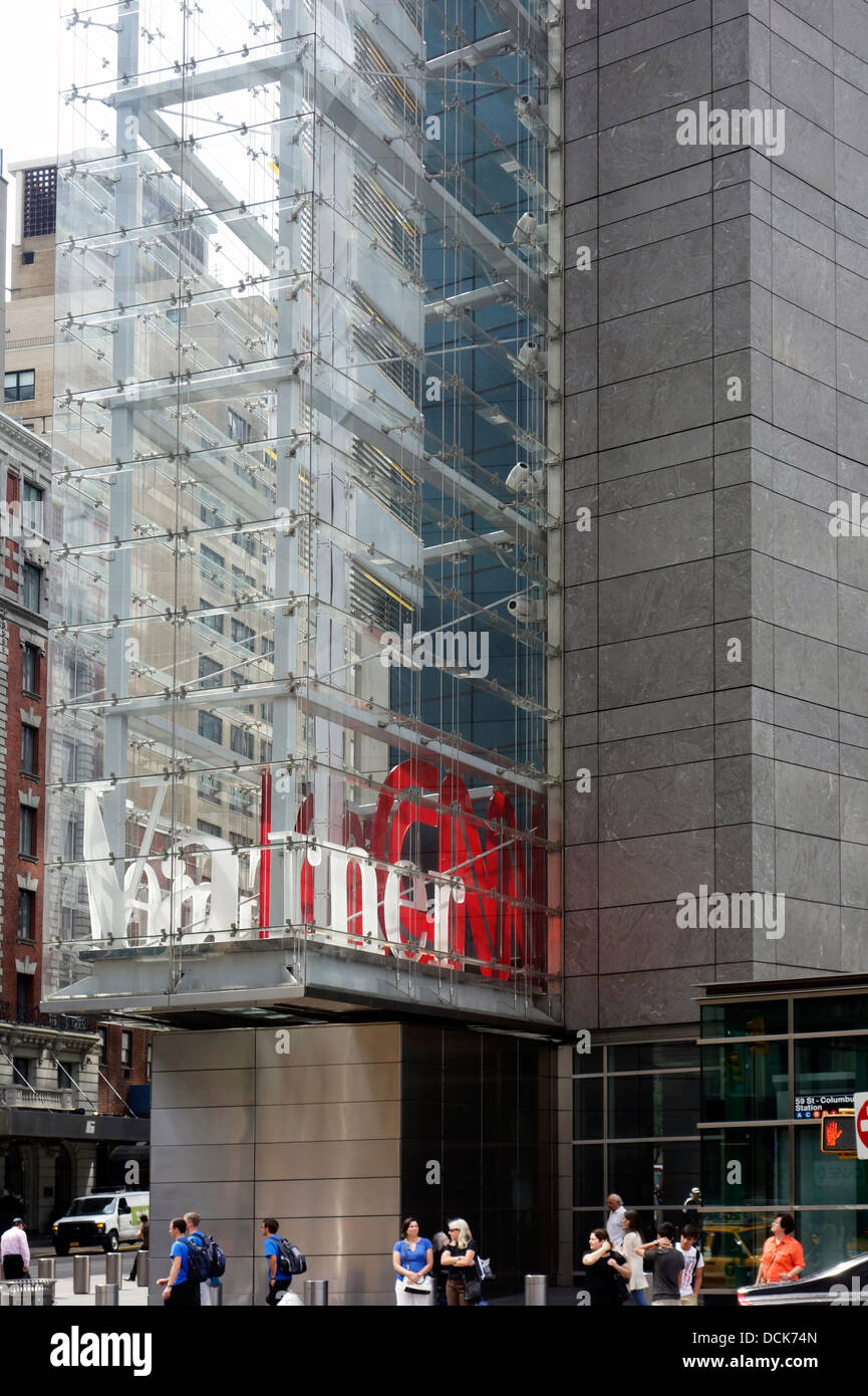CNN Time Warner Center in New York City Gebäude Stockfoto