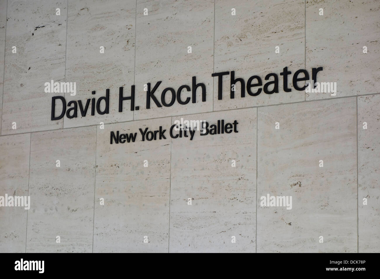 David H Koch Theater New York City Ballet im Lincoln center Stockfoto