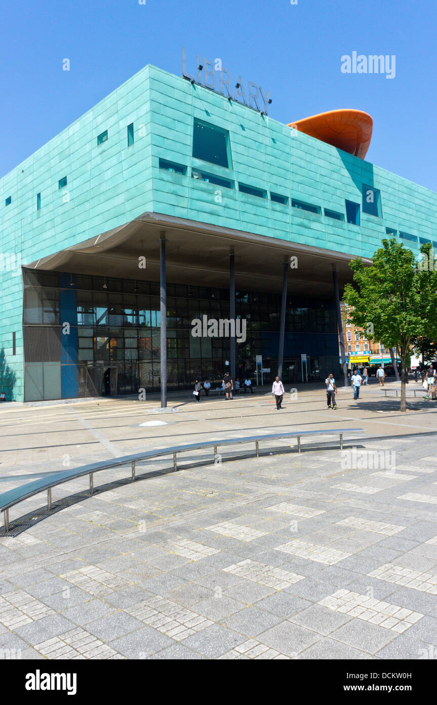 Peckham Library von Alsop und Störmer, gewann 2000 den Stirling-Preis für Architektur. Stockfoto