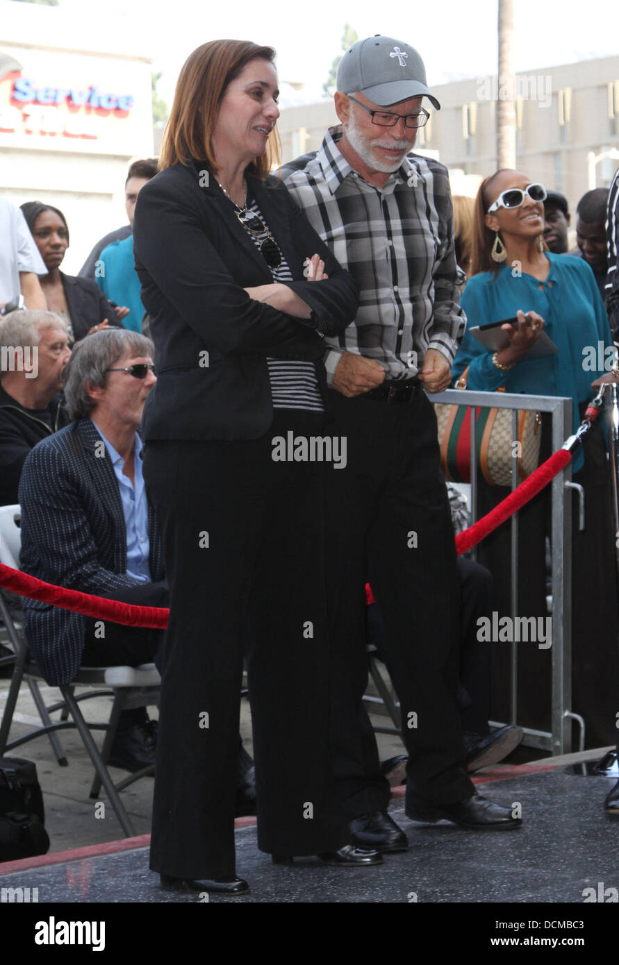 Lori Bakker und Jim Bakker BeBe Winans und CeCe Winans werden auf der Hollywood Walk von Fame Hollywood, Kalifornien - 20.10.11 geehrt. Stockfoto