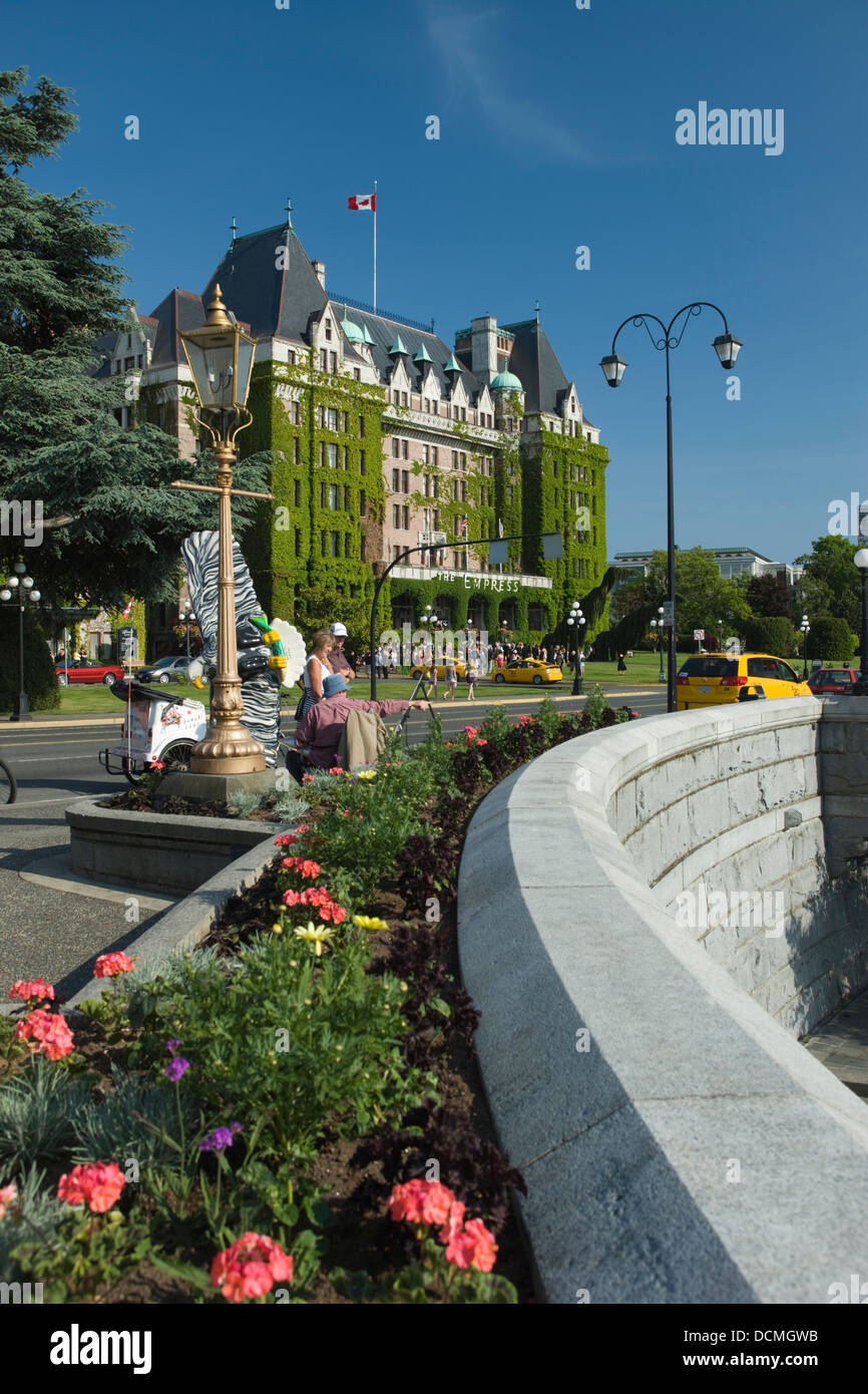 EMPRESS HOTEL INNER HARBOUR VICTORIA VANCOUVER ISLAND IN BRITISH COLUMBIA KANADA Stockfoto