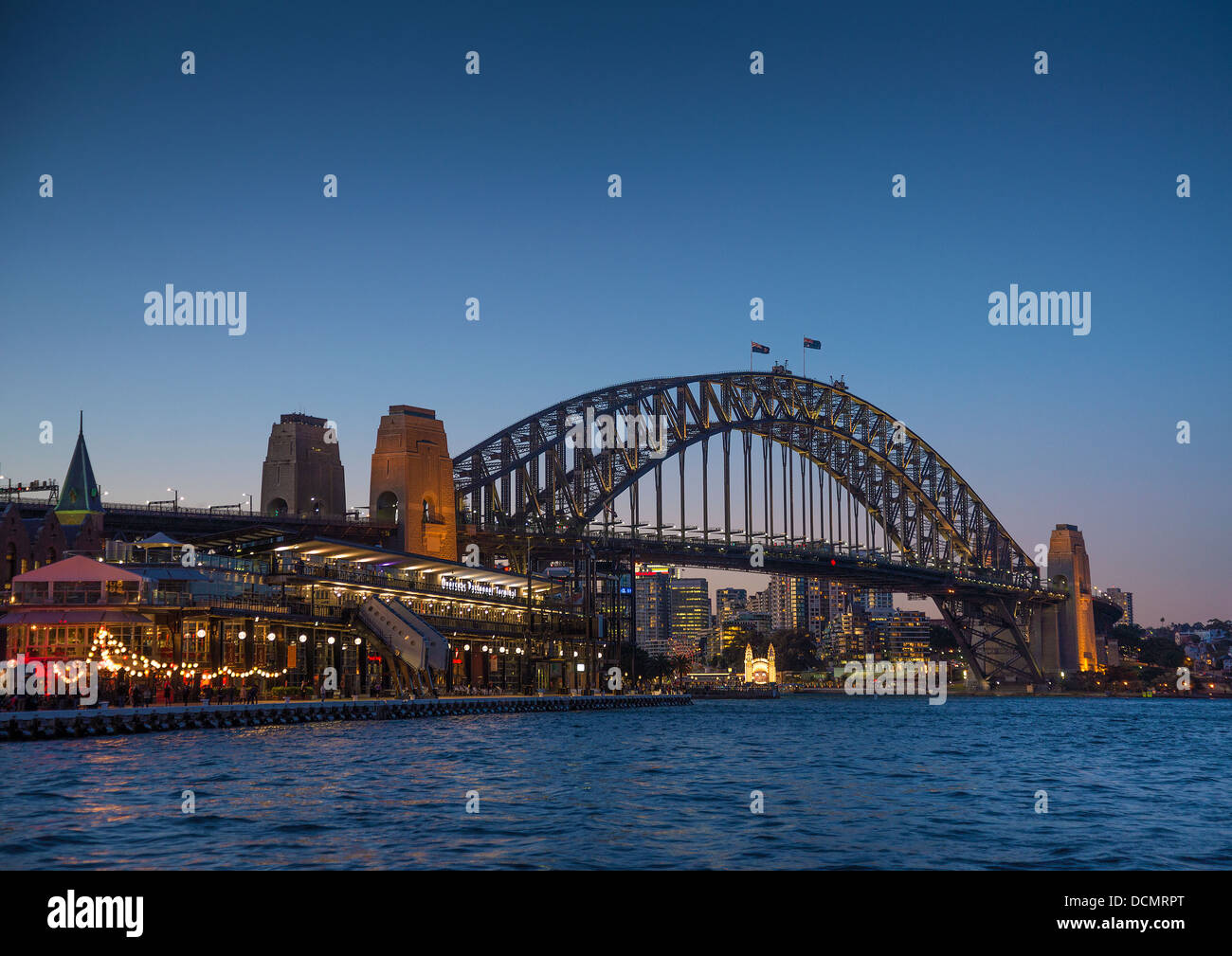 Sydney Hafen-Brücke Wahrzeichen in Australien Stockfoto