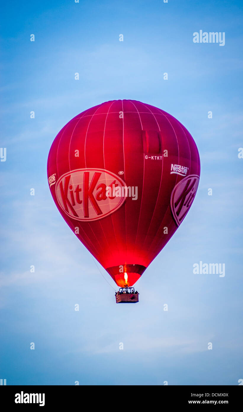 KitKat Hot Air balloon Stockfoto