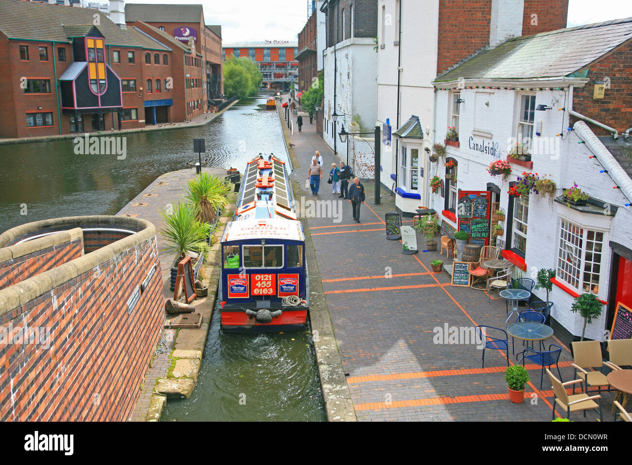 ENGLAND WEST MIDLANDS BIRMINGHAM Birmingham Kanal bei Brindley Stockfoto
