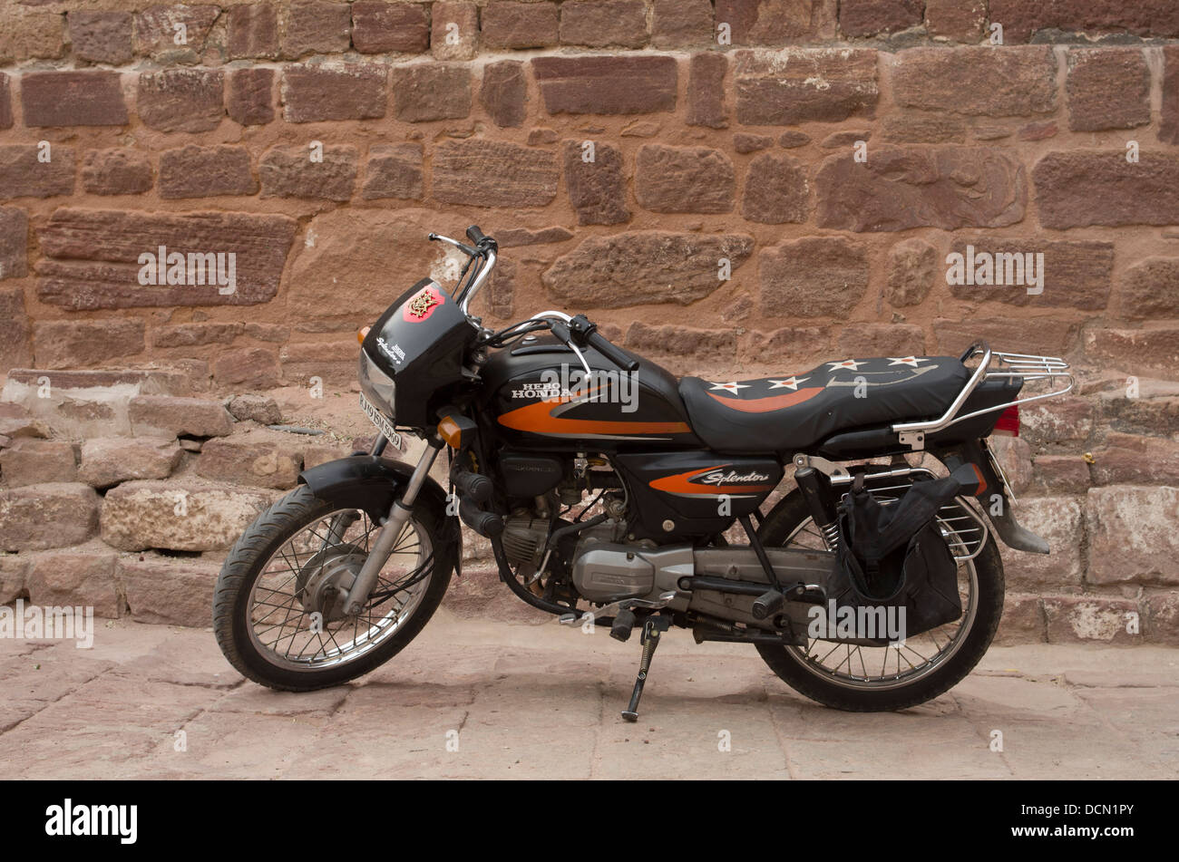 Hero Honda Motorrad - Jodhpur, Indien Stockfoto