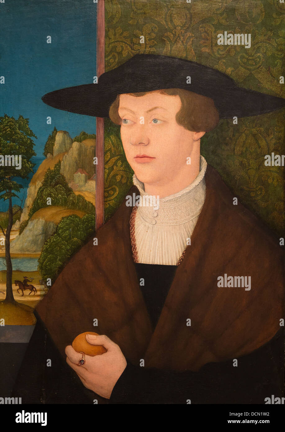 16. Jahrhundert - Hans Roth - Bernhard Strigel (1527) - nationale Galerie - Washington Öl auf Holz Stockfoto