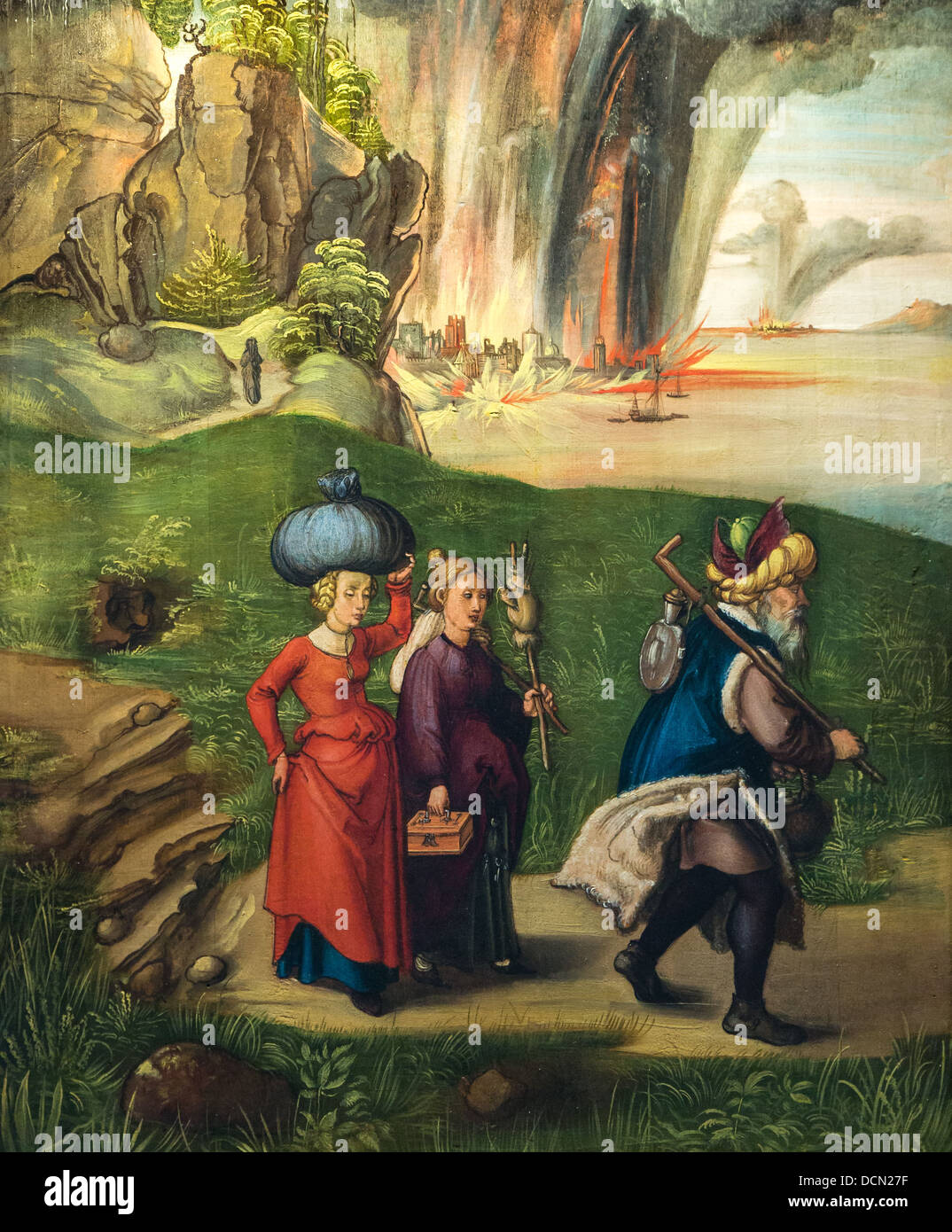 15. Jahrhundert - Lot und seine Töchter, 1496 - Albert Dürer Philippe Sauvan-Magnet / aktive Museum Stockfoto