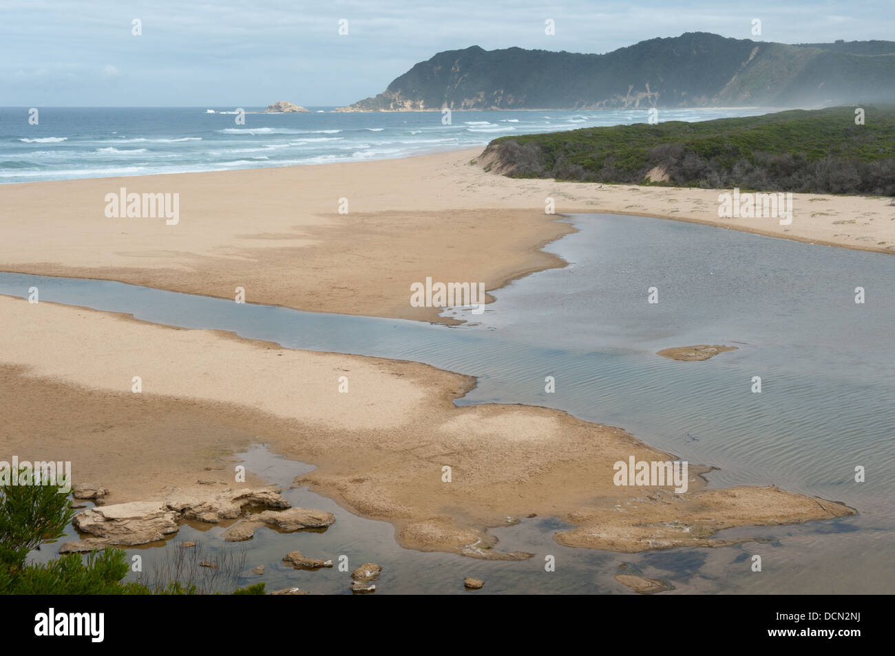 Strand, Sedgefield, Western Cape, Südafrika Stockfoto