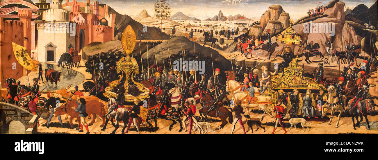 15. Jahrhundert - der Triumph von Camillus, 1470 - Bagio d ' Antonio Philippe Sauvan-Magnet / aktive Museum Stockfoto